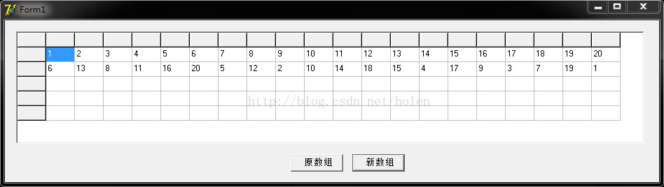 Delphi洗牌算法 - 将一个数组随机乱序
